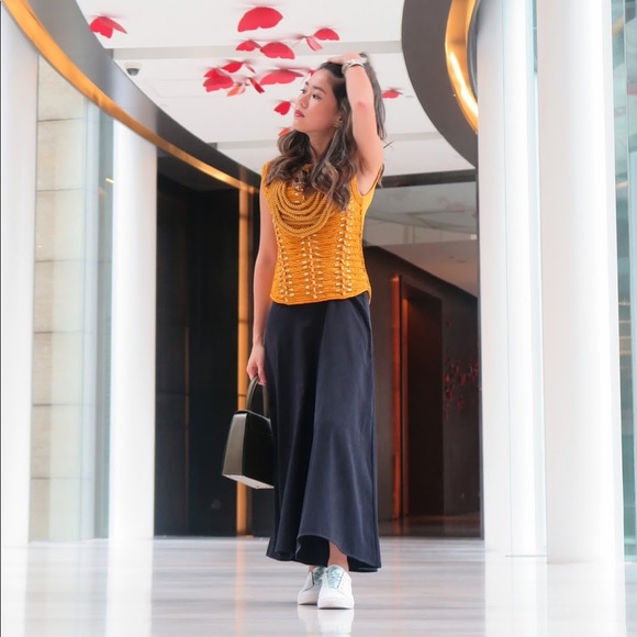 Balmain x H&M Yellow Braided Jersey Top - Picture 9 of 14